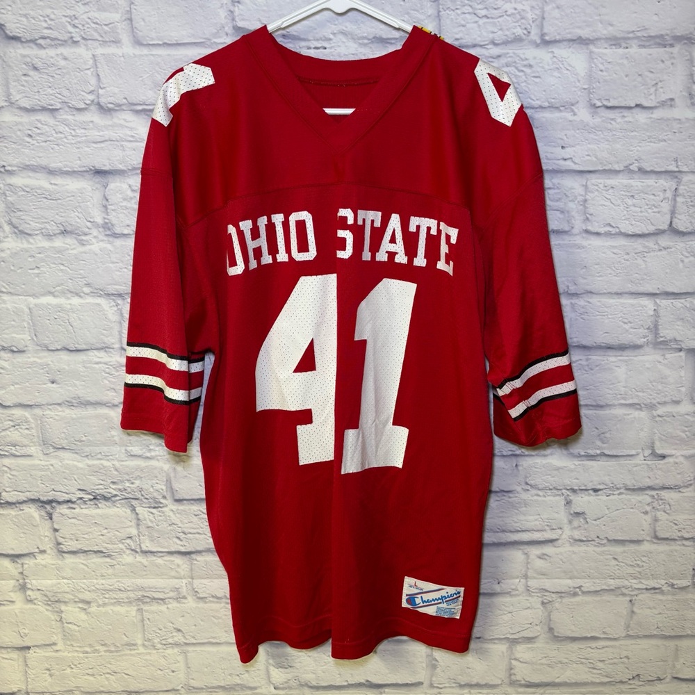 Vtg Champion Ohio State Buckeyes KEITH BYARS #41 Jersey Mens Large